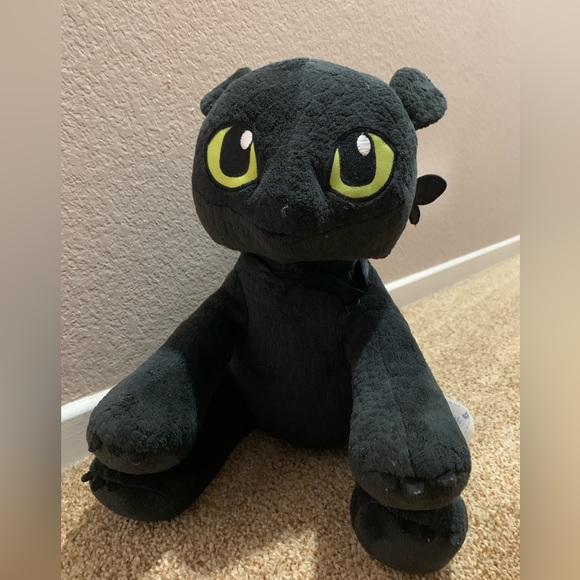 BuildABear Toys How To Train Your Dragon Toothless Buildabeardreamworks Stuffed Toy Poshmark